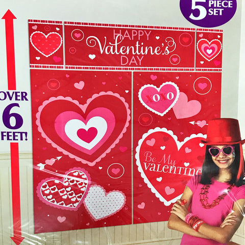 Wall Decorating Kit Happy Valentines Day