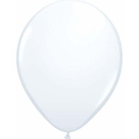 Standard White Latex Balloons Pack of 25