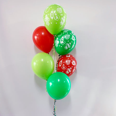 Christmas 6-Balloon Bouquet