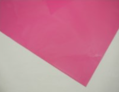 Cellophane Sheet Solid Colour Hot Pink