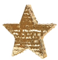 Pinata Metallic Gold Star