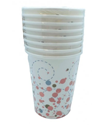 Paper Cups Rose Gold Sparkling Fizz