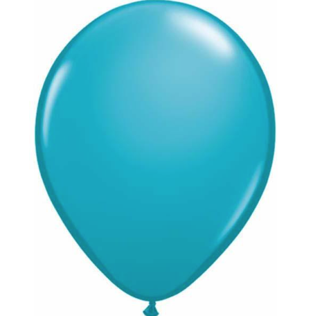 Fashion Tropical Teal Latex Balloons Bag of 25