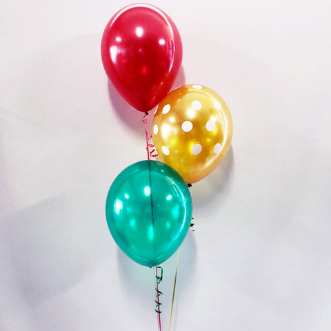 Christmas Bouquet of 3 Balloons