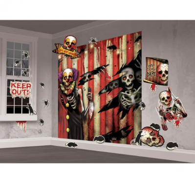 Wall Decoration Kit - Creepy Carnival