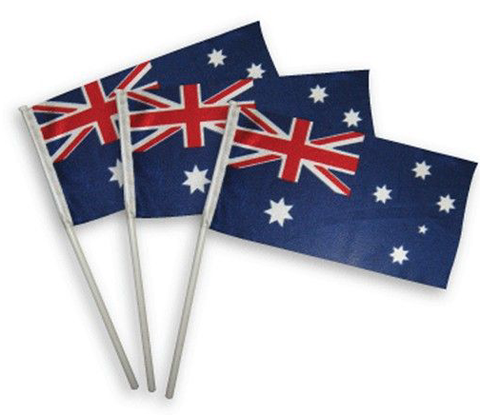 Australia Flag Plastic on Stick