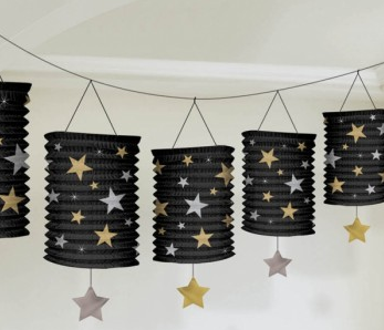 Lantern Garland Hollywood with Stars