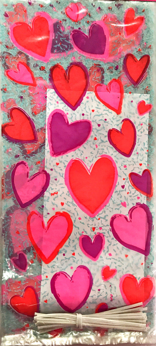 Gift Bags Heart Designs