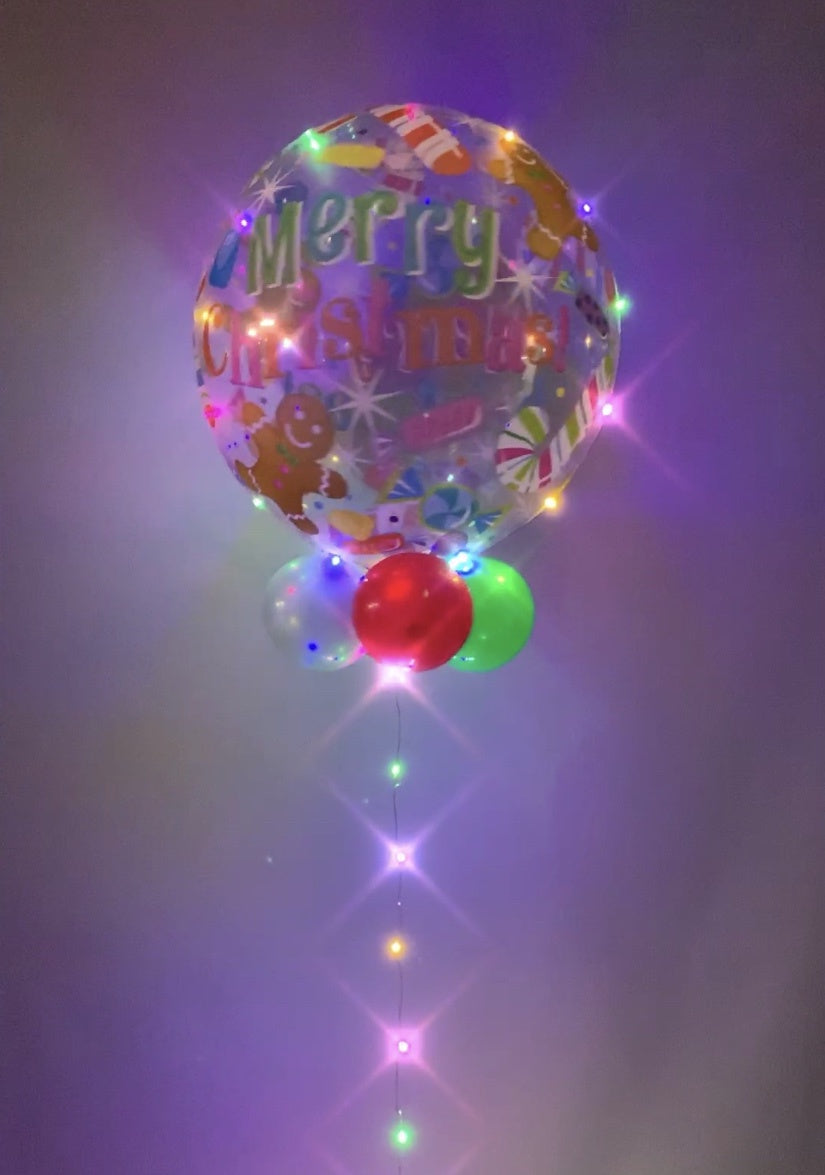 L.E.D. Merry Christmas Balloon