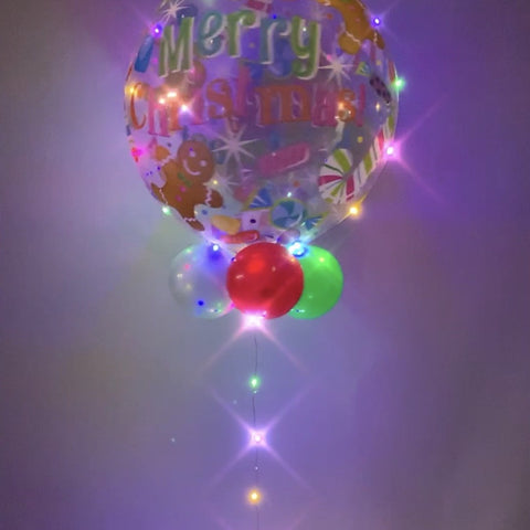 L.E.D. Merry Christmas Balloon
