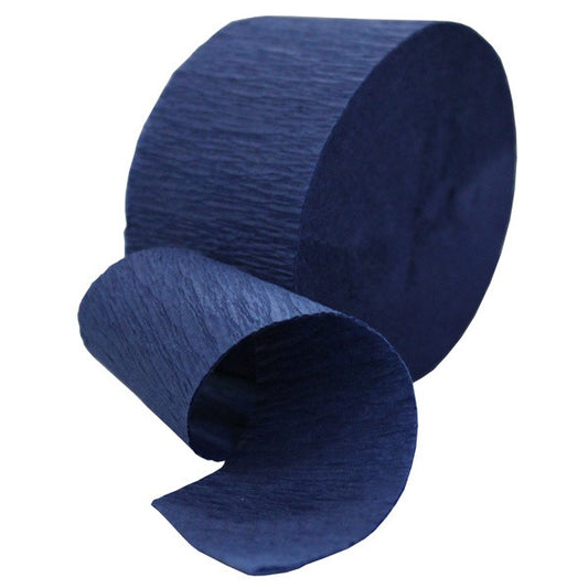 Crepe Streamer Navy