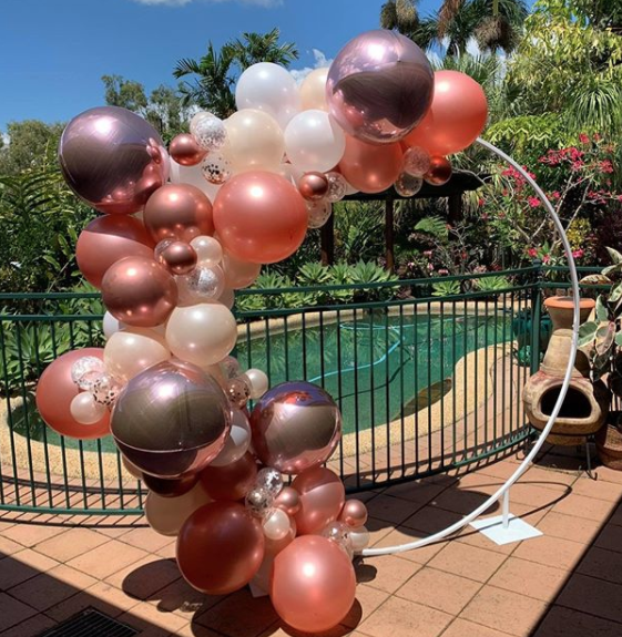 2m Hoop with Balloon Garland