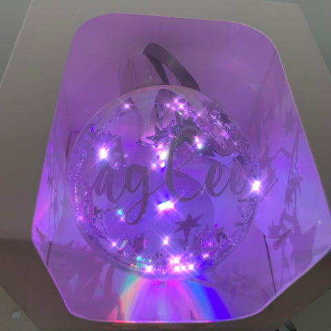 Personalised LED Colour-Changing Bauble