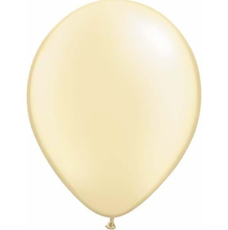 Pearl Ivory Latex Balloons Pack of 25
