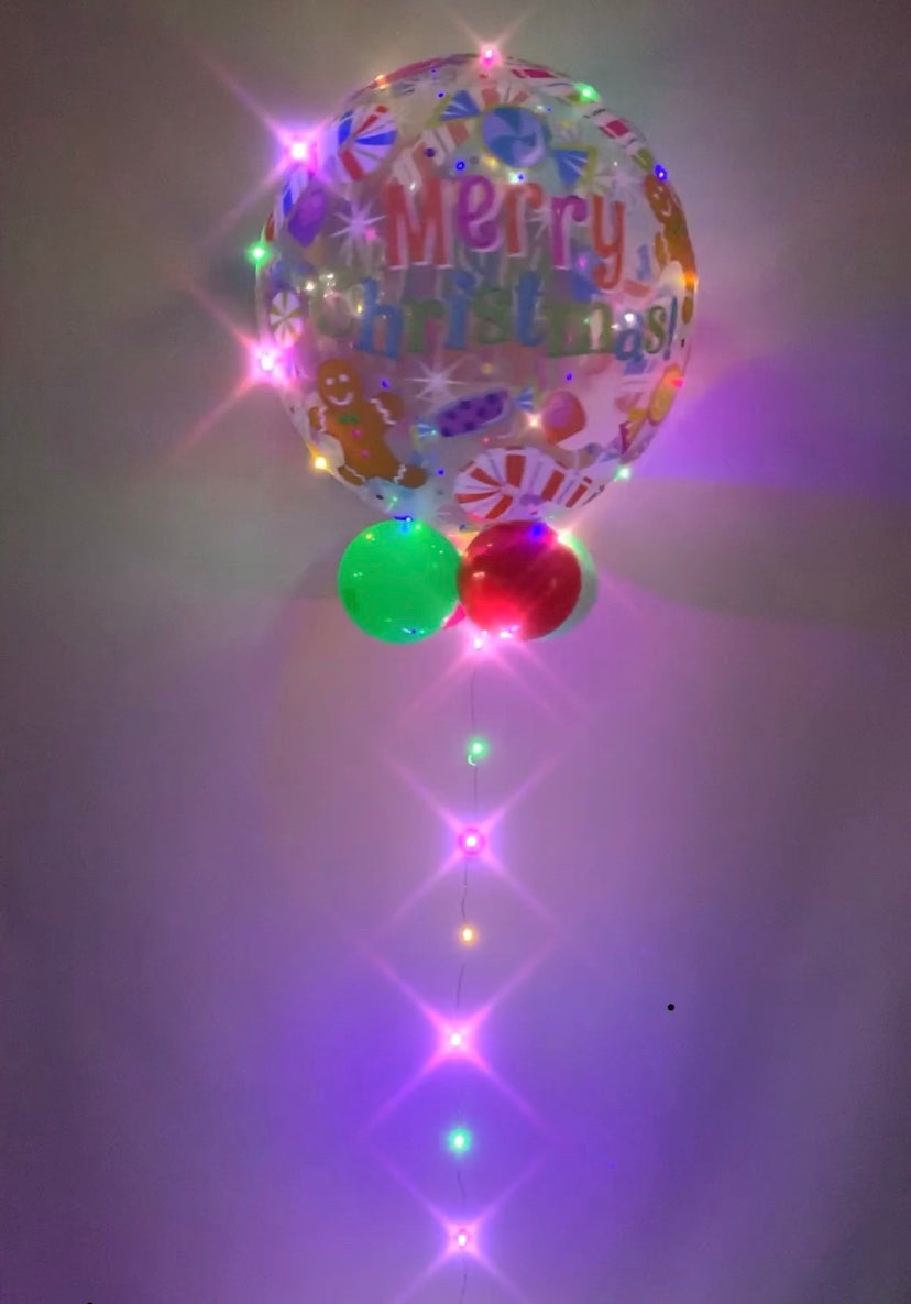 L.E.D. Merry Christmas Balloon