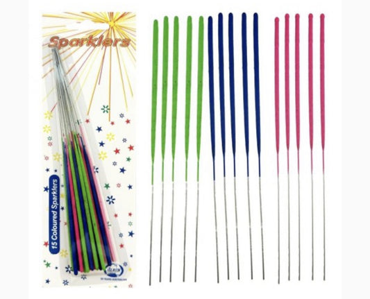 17cm Bright Coloured Sparklers