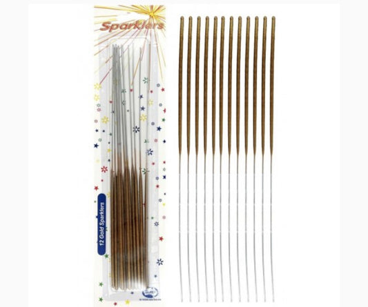 25cm Gold Sparklers