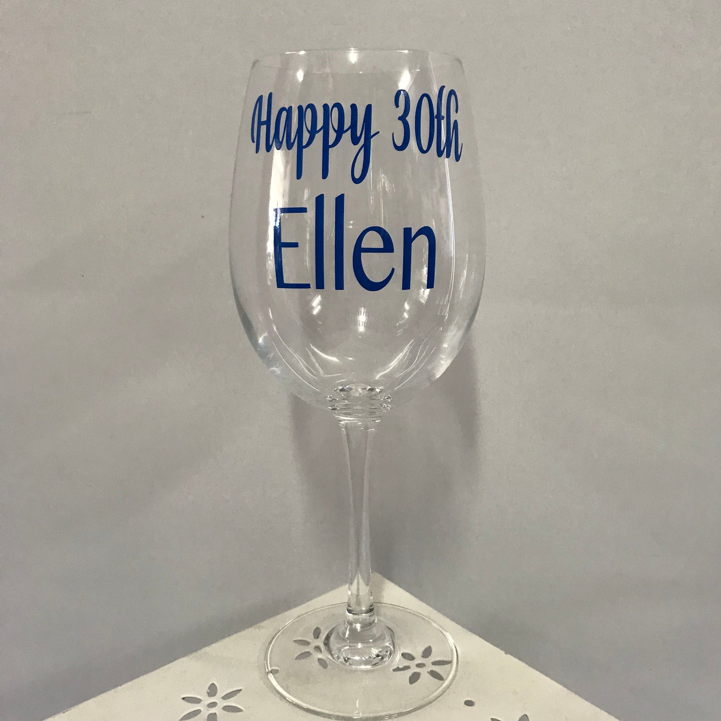 Customised Wine Glass