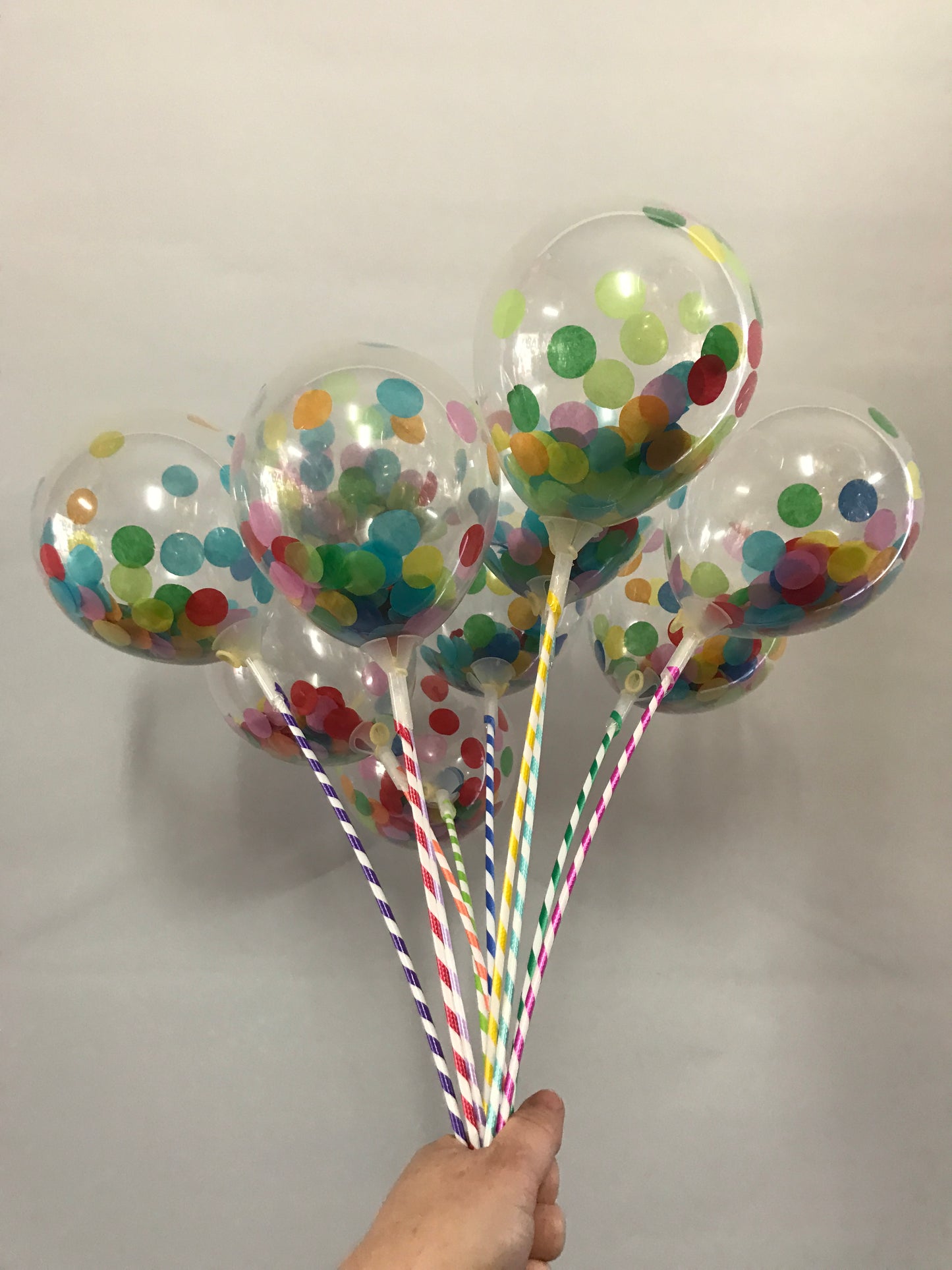 Mini Confetti Cake Topper Balloon