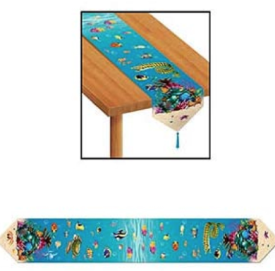 Tropical under the sea table runner