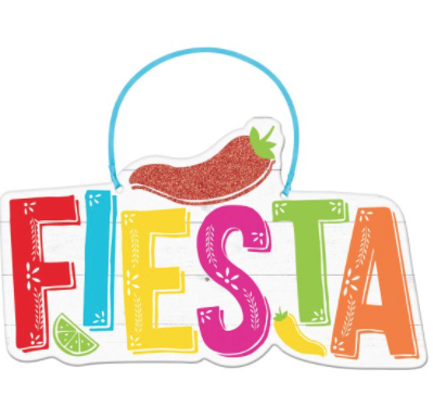 Mexican Fiesta Hanging sign