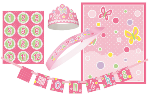 Baby's 1st Birthday Photo Kit Pink SALE ITEM NO REFUNDS