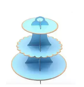 3 Tier Cupcake Stand Light Blue SALE ITEM NO REFUNDS