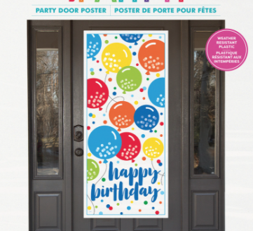 Door Banner Poster Birthday Cheer