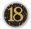 Badge Black Gold: 18