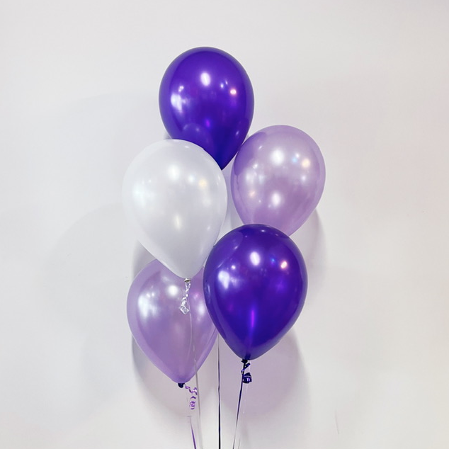 Int. Women's Day Bunch of 5 Latex Balloons