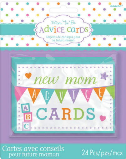 Baby Shower Advice Cards