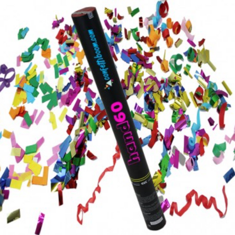 Confetti Launcher Handheld 40cm Multi Coloured
