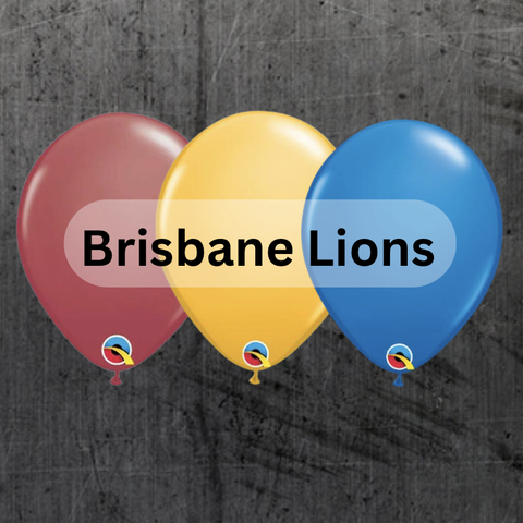Brisbane Lion's Team Colour Balloons: Pack100