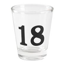 18th Shot Glass