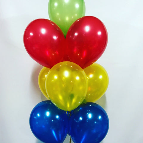 10 Balloon Bouquet with Hi-Float