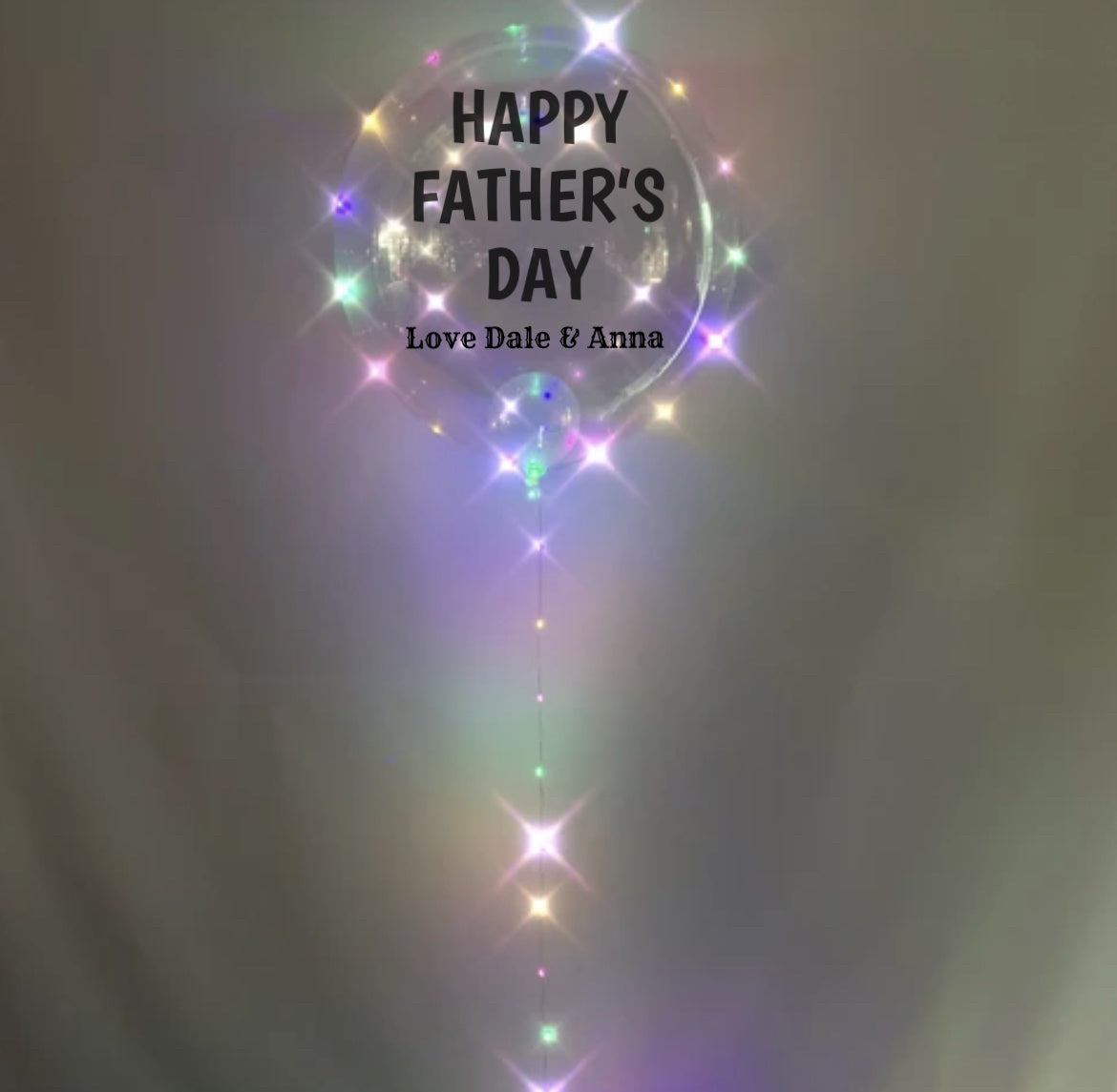 Father’s Day Personalised Light-Up Balloon