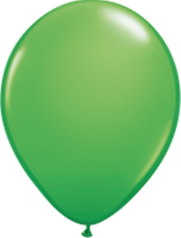 Fashion Spring Green Latex Balloons Bag of 25
