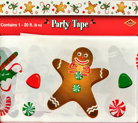 Party Tape Gingerbread Men