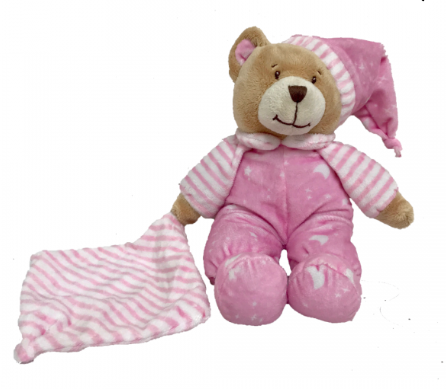 Baby Bear Cuddles Pink