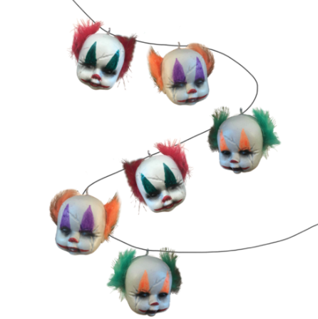 Clown Head Garland