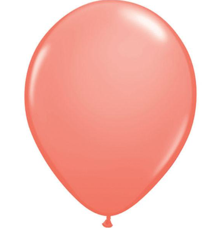 Fashion Coral Latex Balloons Pack of 25