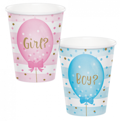 Cups Gender Reveal Boy/Girl