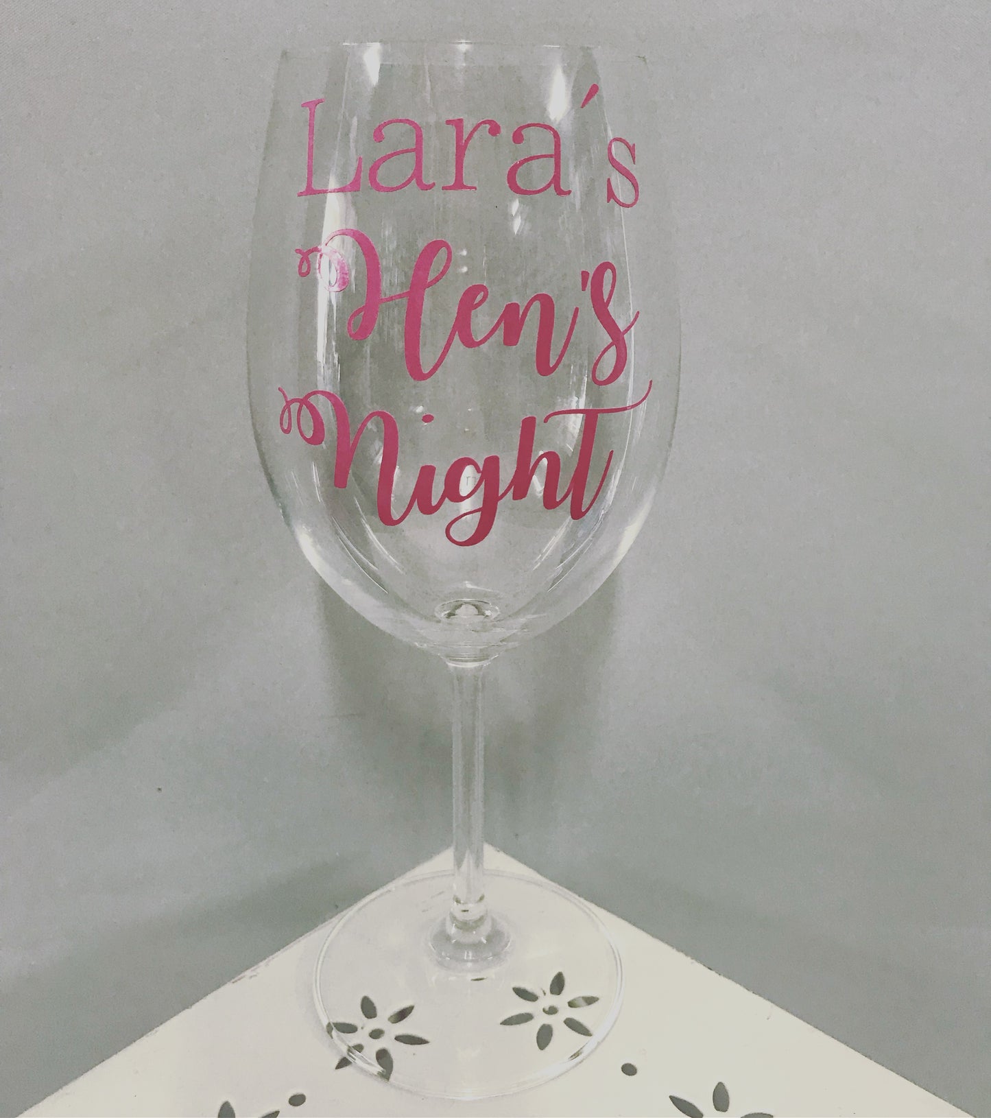 Customised Wine Glass