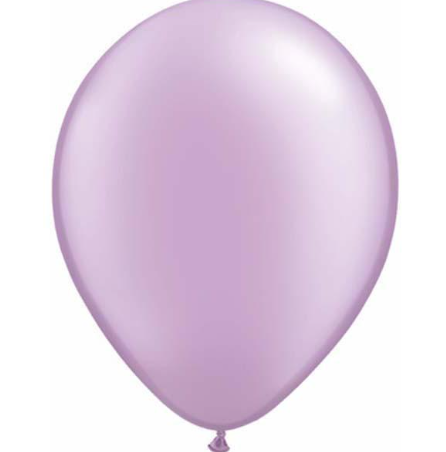 Pearl Lavender Latex Balloons Pack of 25