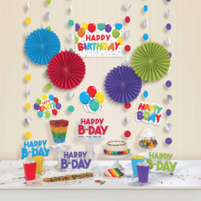 Birthday Celebration Room Decorating Kit