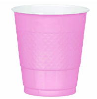 Plastic Cup Extra LargeLight Pink 355ml