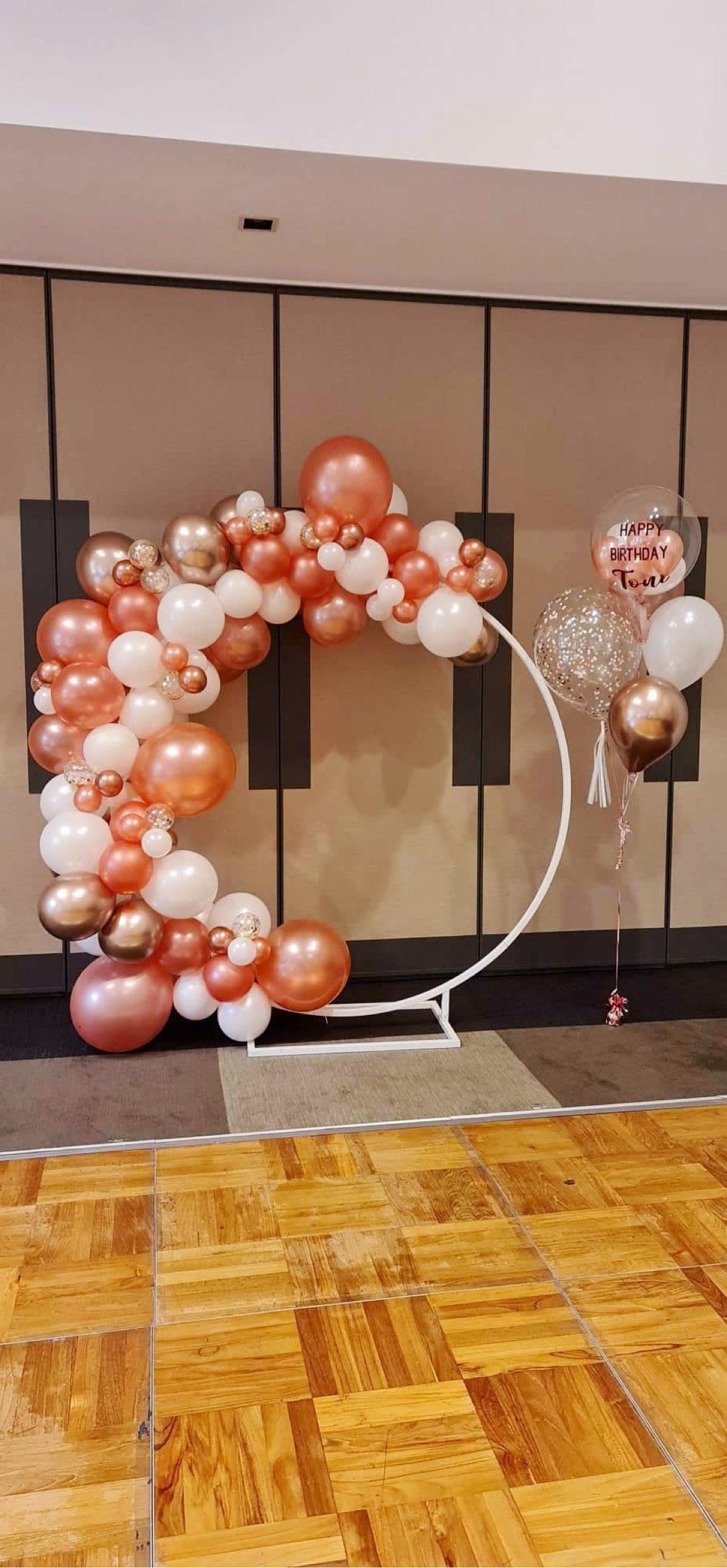 2m Hoop with Balloon Garland