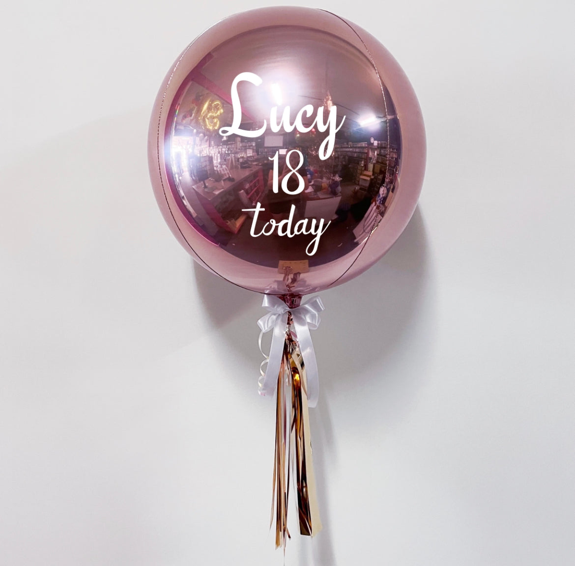 Personalised Foil Orbz Balloon2