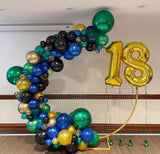 2m Round Mesh Backdrop with Balloon Garland
