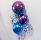 Personalised Sparkling Orbz Bouquet